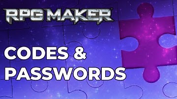 RPG MAKER TUTORIAL - Code & Password Puzzles