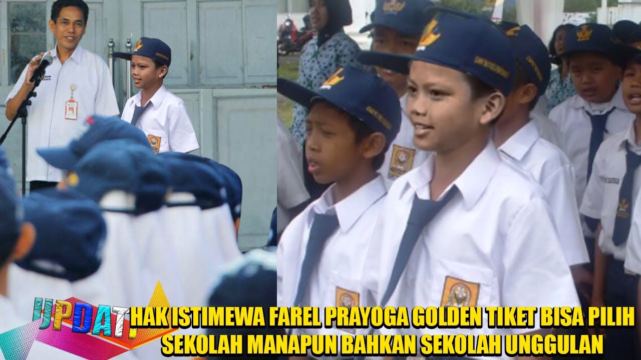 Hak Istimewa Farel Prayoga Golden Tiket Bisa Pilih Sekolah Unggulan Pada Kaget Ada Farel Prayoga
