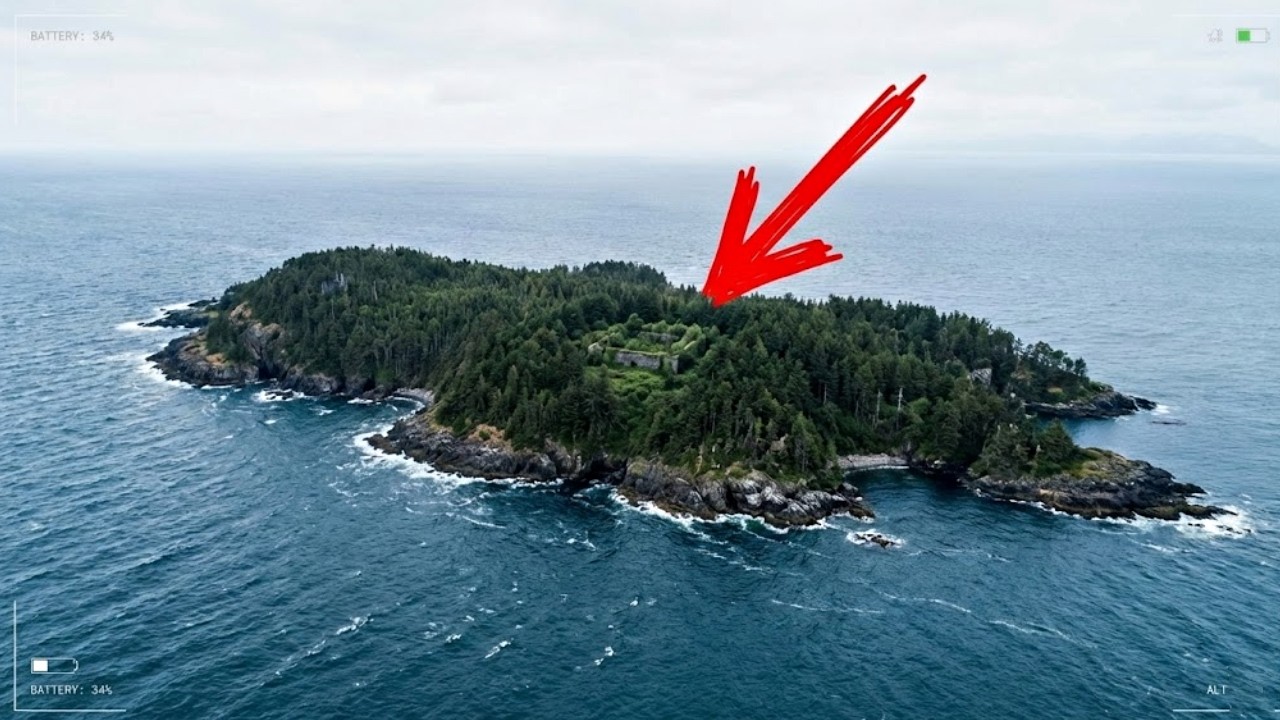 Мужчина обнаружил “невозможный” остров с помощью дрона — кадры поразили интернет