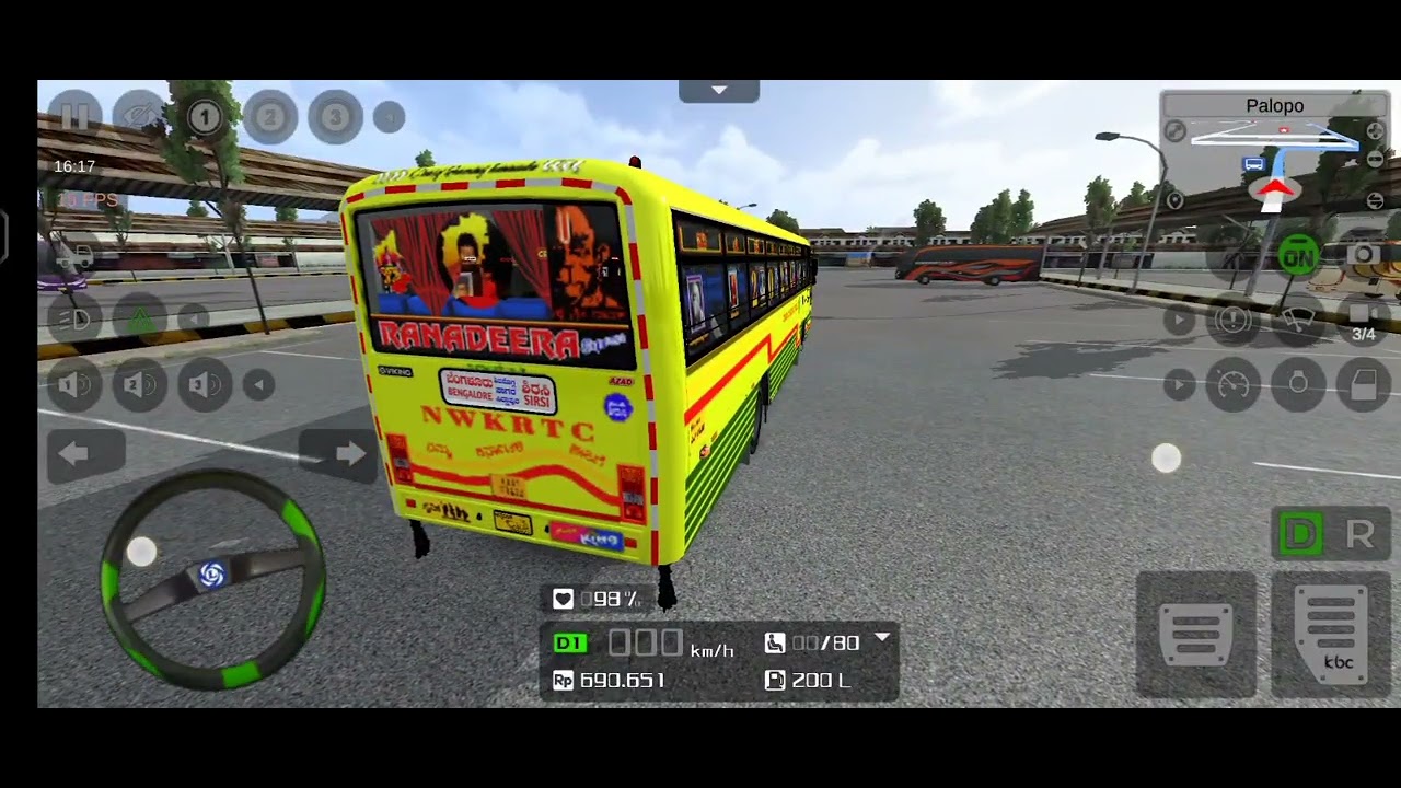 NEW RANADHEERA BUS MOD AZAD BUILT FROM IBS GAMING - YouTube
