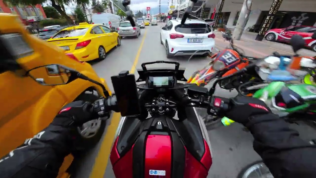 Honda NC750X DCT (2023) POV / 22.02.2026 Djı Mic Yer Ve Ses Deneme