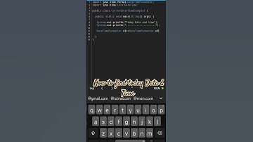 Subscribe for more coding🥰 # How to find today Date & Time #java #codinghacks