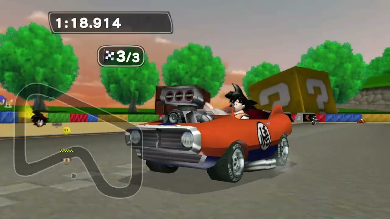 Mario Kart Wii Deluxe - Custom Tracks #369 150cc (1 Player) with Son Goku