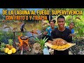 DE LA LAGUNA AL FUEGO! 🍽️🔥 Cocinando Tilapia y Frito en la Naturaleza 🌿#campo #aventura #tilapia 