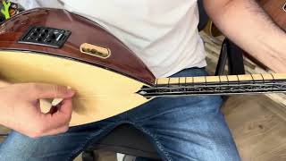 Ağa Sazevi Baglama Ardıç Saz Tekne Abanoz Klavye ￼ Sedef ￼