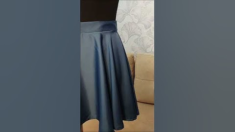 2 skirts in 30min SILK MINI SKIRT part #sewing #trendyfashion