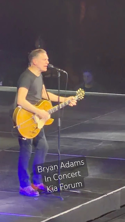 Summer of ‘69 - Bryan Adams in Inglewood, Ca. #concert #music #california #bryanadams
