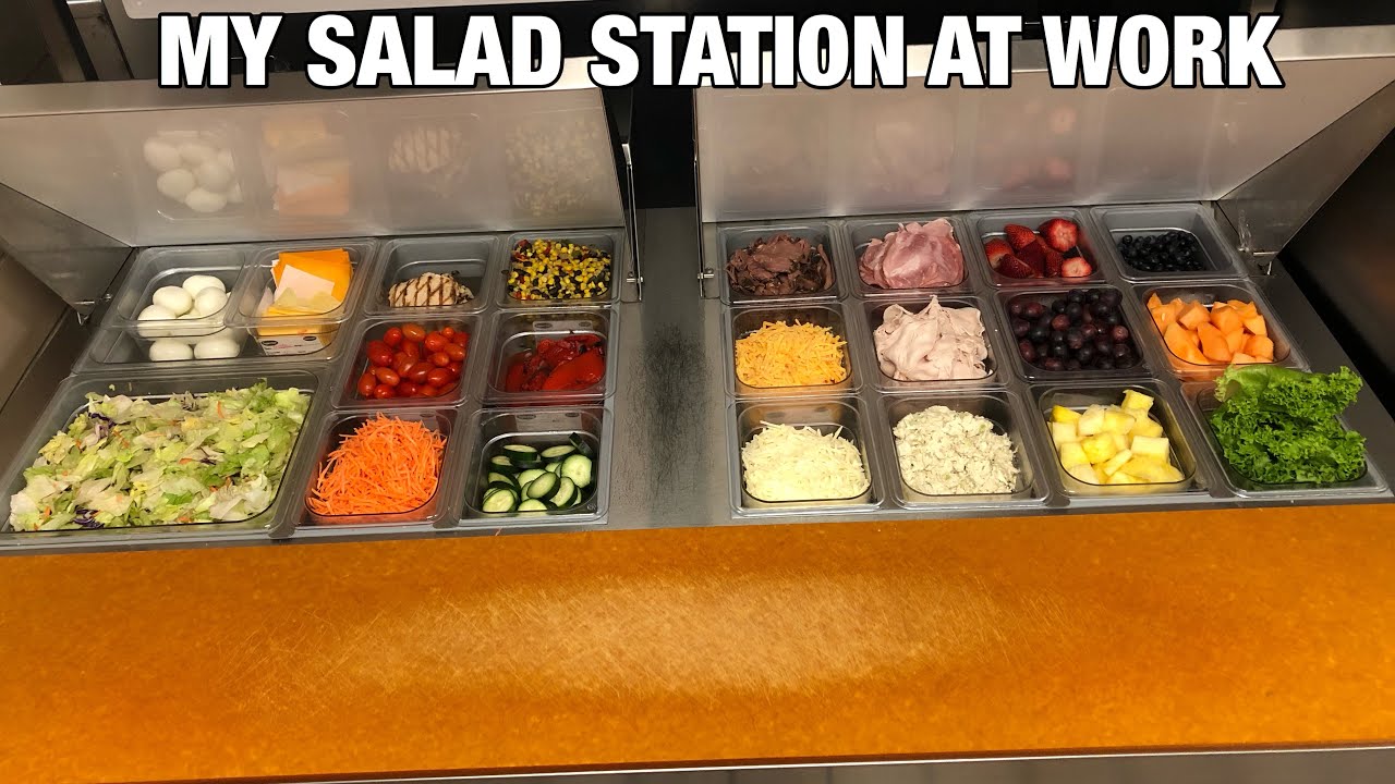 MY SALAD STATION AT WORK MADISKARTENG MAG ASAWA YouTube
