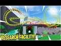 The RESEARCH FACILITY! *Riding All The EPIC Rollercoasters* (Theme Park Tycoon 2 Mega Park)