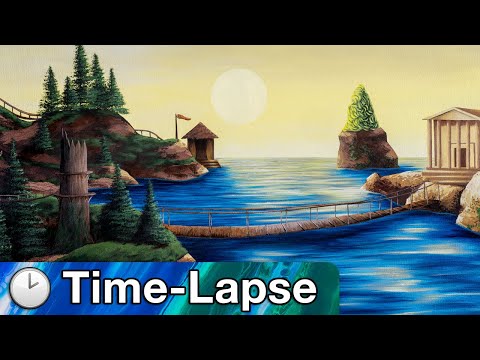 Donkey Kong Country - "Vine Valley" - Time Lapse Painting