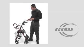 2-in-1 Rollator Transporter Chair