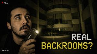Overnight in the Real Life Backrooms...