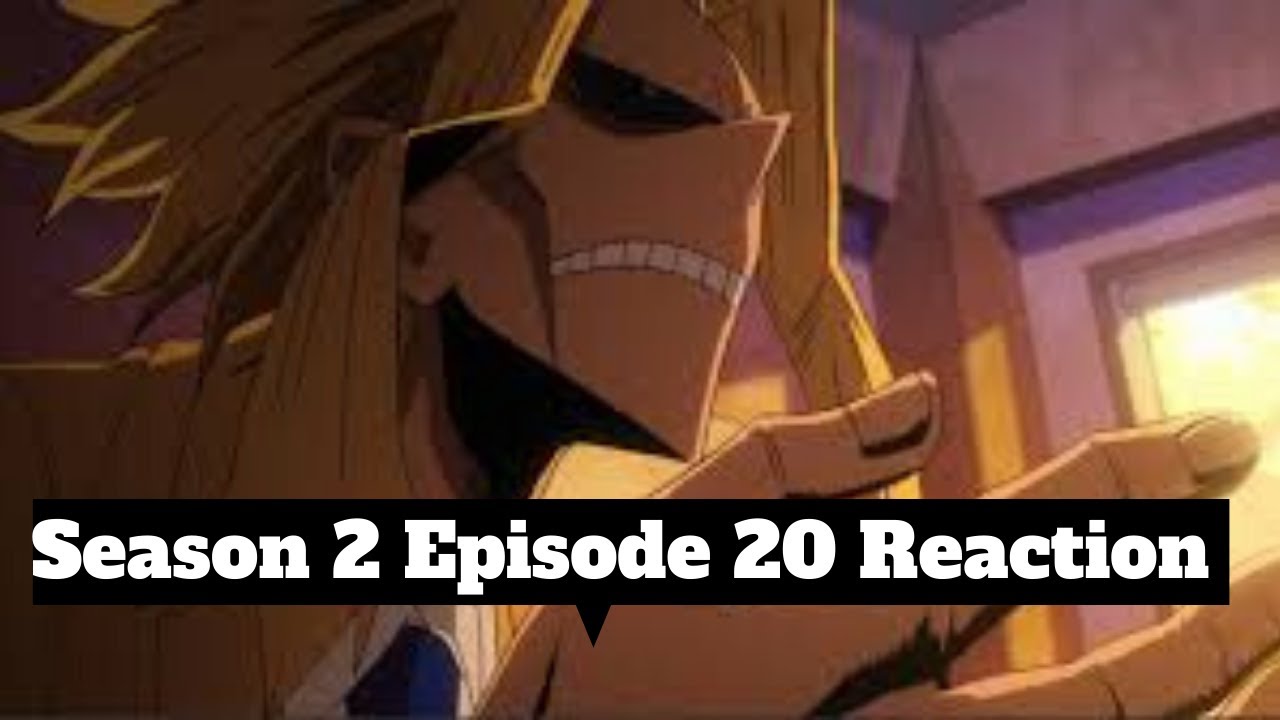 My Hero Academia Season 2 Episode 20 English Dub