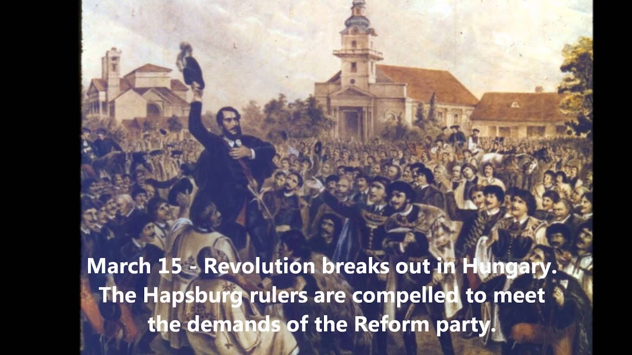 Европейские революции 19 века. Революция 1848-1849 годов в Венгрии. Восстание в Венгрии 1848.