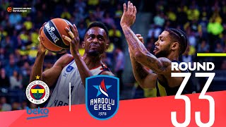 Fenerbahce Eliminates Efes Round 33 Highlights Turkish Airlines Euroleague