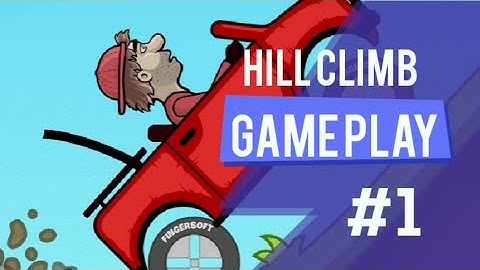 Hill Climb Racing - Gameplay Walkthrough Part 1 - Jeep (iOS, Android)