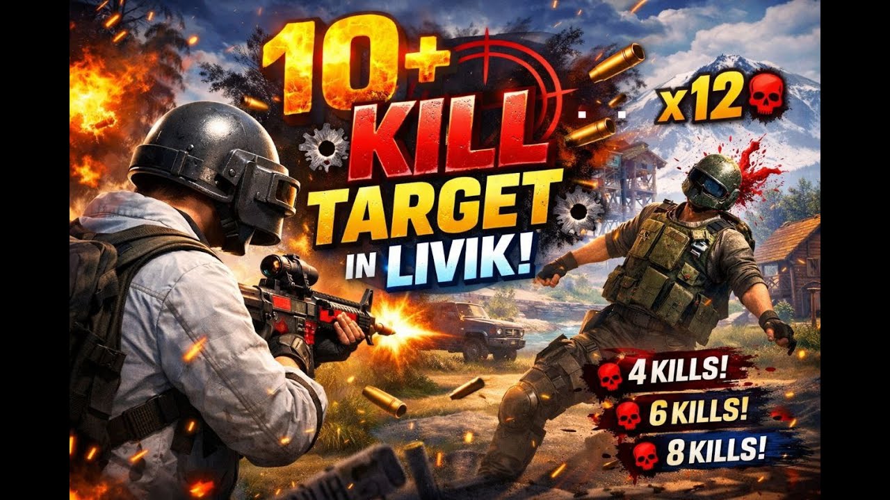 10 KILL TRAGET BGMI NEW UPDATE Tak Jayenge Aaj 😱 | LIVEBRO IS LIVE