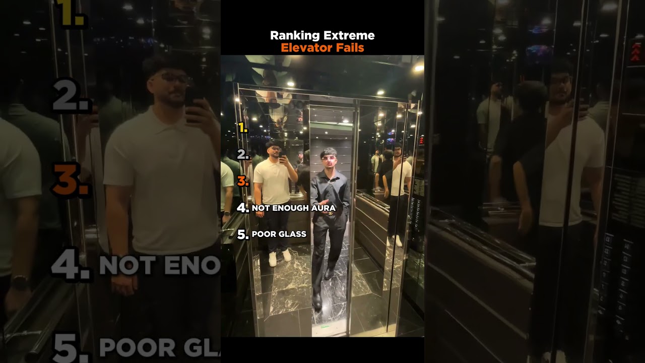 Рейтинг экстремальных провалов лифта
