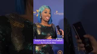 Latoyah Bless Red Carpet Interview astepfwduk Awards ukgospel lightitup   dancehall jesus