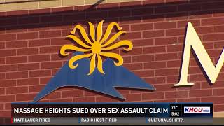 Massage Heights sued over sexual assault claim