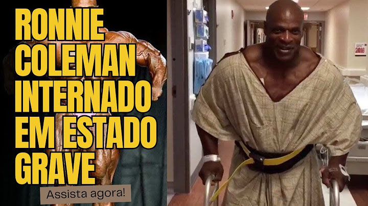 Ronnie Coleman internado em estado grave  o preço silencioso do fisiculturismo profissional