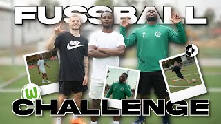 FUSSBALL CHALLENGE MIT DFB UND VFL WOLFSBURG SPIELER RIDLE BAKU! 🦅🐺