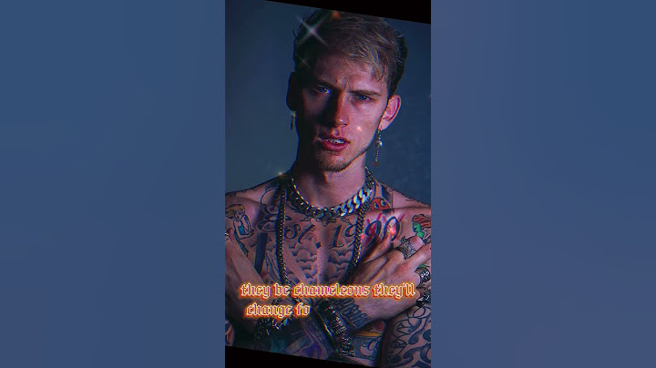 Mgk - empty out your pockets edit