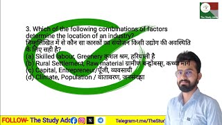 Which Of The Following Combinations Of Factors Determine The Location Of An Industry?