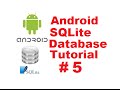 Android SQLite Database Tutorial 5 # Update values in SQLite Database ta...