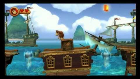 Donkey Kong Country Returns Guide - Level 2-4: Cannon Cluster | WikiGameGuides