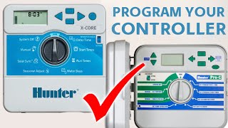 Irrigation Controller Programming - Hunter (x-core, X2, Pro-C, EC)