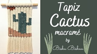 Como hacer Tapiz 🌵 Cactus macramé