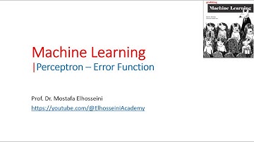 Lecture 58: Error Functions and the Perceptron Trick