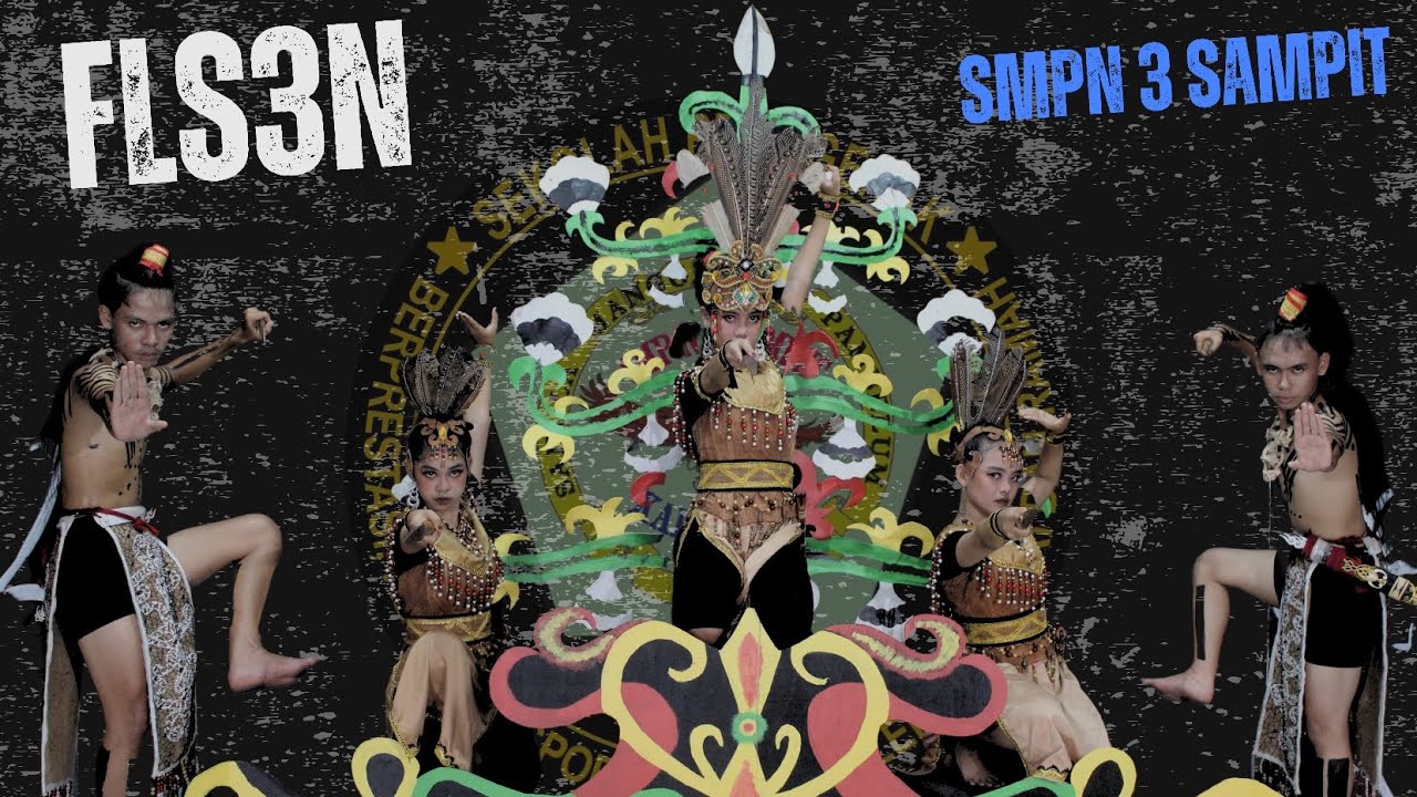 FLS3N cabang Seni Tari Tradisi Kreasi SMPN 3 SAMPIT tahun 2025, JUARA 3