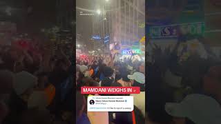 NYC mayor Zohran Mamdani had a message after the Knicks' sweep of the Cavs 😂