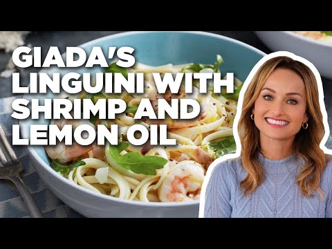 how-to-make-giada's-linguini-with-shrimp-and-lemon-oil-|-food-network