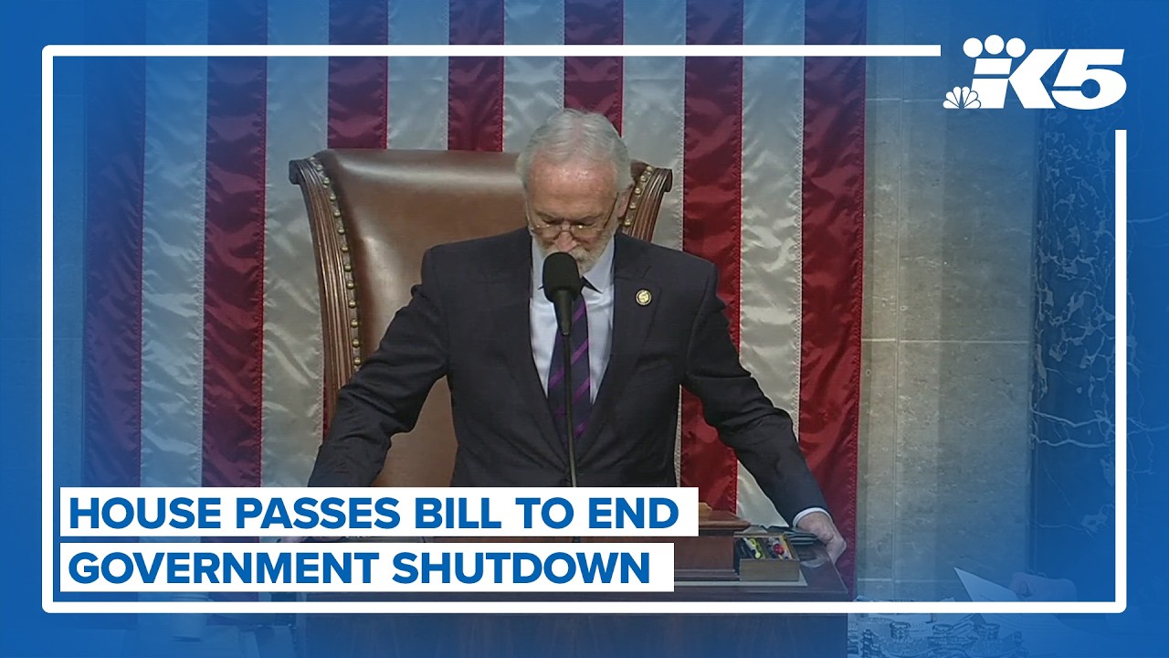 House passes bill to end government shutdown