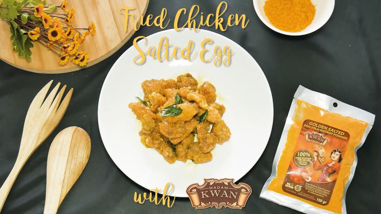 Salted Egg Yolk Fried Chicken Recipe I Am A Food Blog
