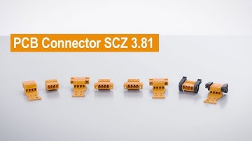 Handling -  PCB Connector SCZ 3.81