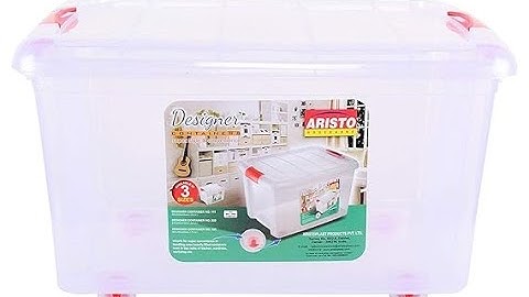 Amazon finds Multipurpose Plastic Storage Container Box With Wheels /Unboxing and Reviews