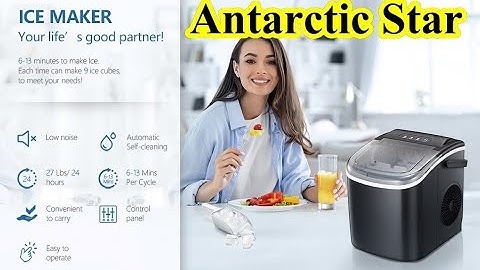 Antarctic Star Countertop Ice Maker Portable Ice Machine with Handle |Overview/Details/Reviews|