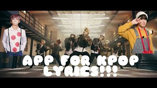 BEST APP FOR KPOP LYRICS + New Intro!!! screenshot 2