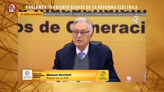 Foro 2, Redes Eléctricas, Generación | Manuel Barlett