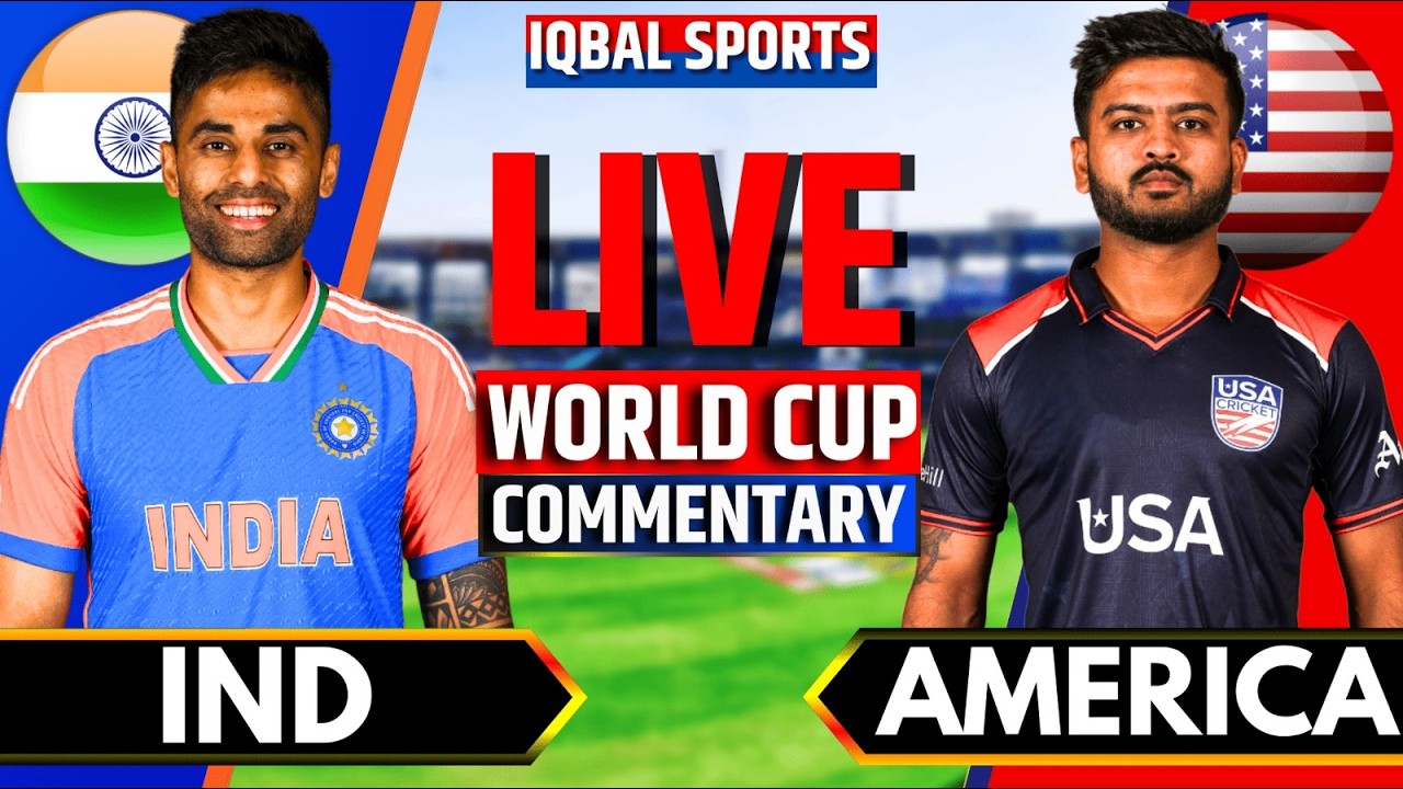 🔴IND vs USA T20 World Cup Match | 2nd Innings | India vs United States | Live Cricket Match Today