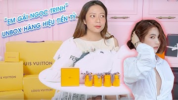 "Em gái Ngọc Trinh" unbox  "hàng hiệu tiền tỷ" cà khịa hội chị em "siêu giàu" của Showbiz