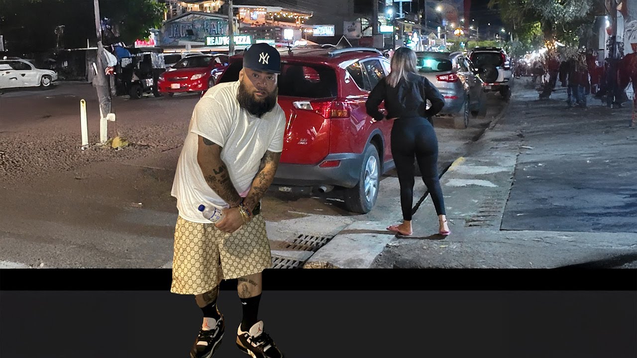 Downtown Jaco Beach, Costa Rica POV walking vid