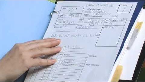 Script Supervisor Dylaine Bovaird explains continuity notes