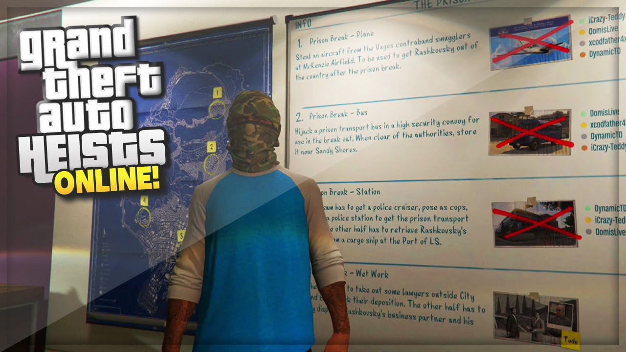 GTA 5 Heist Online Gameplay! PRISON BREAK (GTA 5 Funny Moments & GTA DLC Update)