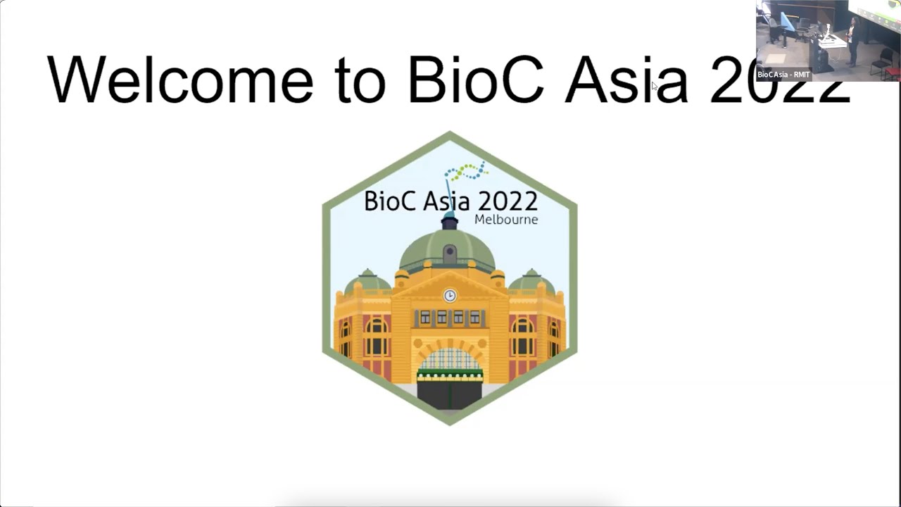 BioC Asia 2022 Opening Remark - YouTube