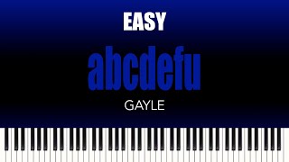 GAYLE – abcdefu | EASY Piano Cover
🎵 Sheet Music for this video ▸ https://www.musicnotes.com/l/dNtMp
🎵 More Sheet Music HERE ▸ https://bit.ly/TPL_Musicnotes
🎹 Want to learn the piano? Check out Skoove ▸ https://bit.ly/TPL_Skoove
Other videos for this song:
🎹 HARD Piano Cover ▸ https://youtu.be/IrcB-f8eI1Y
🎹 HARD & SLOW Piano Tutorial ▸ https://youtu.be/tfdrD9abwn0
🎹 EASY & SLOW Piano Tutorial ▸ https://youtu.be/KDPEKLApbIU
Listen on:
🎧 Spotify ▸ https://spoti.fi/3MDXgUT
🎧 Apple Music ▸ https://apple.co/39fyg7L
🎧 Amazon Music ▸ https://amzn.to/3xStt6G
🎧 Deezer ▸ https://bit.ly/TPL_Deezer
🎧 Tidal ▸ https://bit.ly/TPL_Tidal
Connect with me:
❤️ Instagram ▸ https://bit.ly/TPL_Instagram
❤️ Facebook ▸ https://bit.ly/TPL_Facebook
❤️ Twitter ▸ https://bit.ly/TPL_Twitter
🔔 Click the bell to be notified of new videos
#Gayle #abcdefu #PianoCover GAYLE – abcdefu | EASY Piano Cover